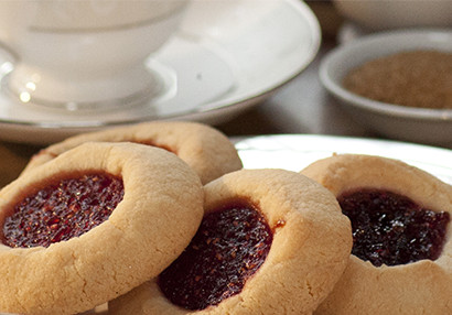 Raspberry Shortbread